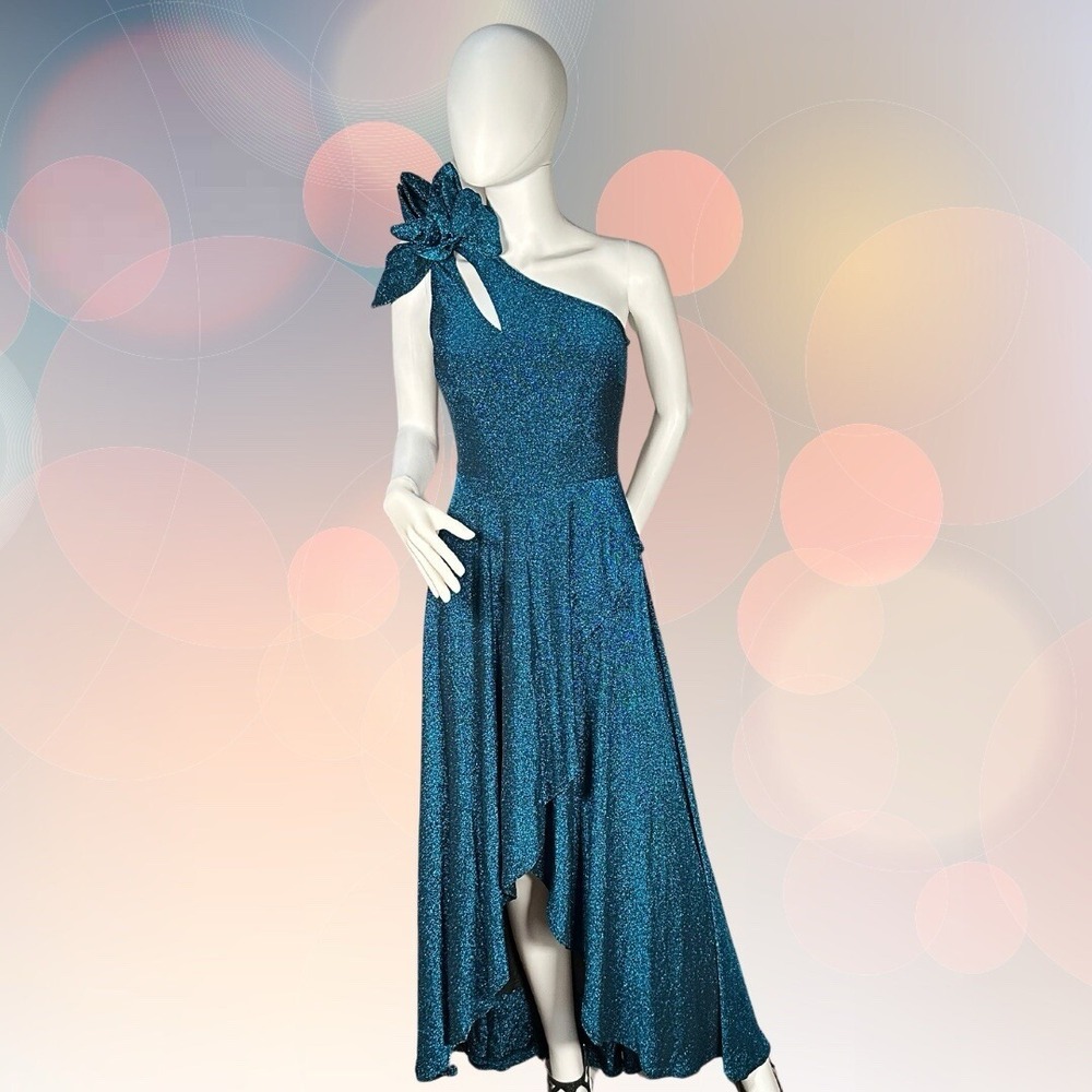 Vfshow Formal Maxi Dress Blue Prom Bridal Formal Occasion Size XSmall NWT!
